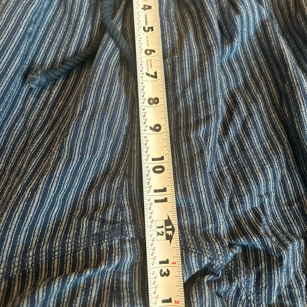 Free People Women’s Runyon Oversized Blue Striped Harem Wide Leg Pants Size XS - Picture 7 of 10